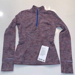 NWT - Lululemon Its Rulu Run Half-Zip
Data Rush Jacquard Anchor SymphonyBlue